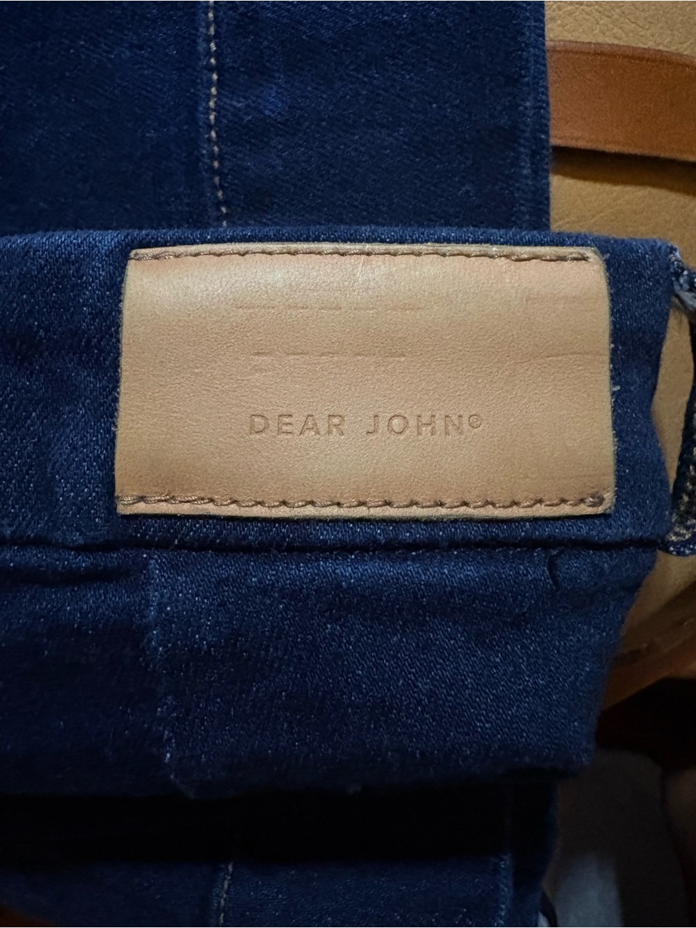 Dear John Audrey Dark Blue Wide-Leg Jeans. Size 28 - Picture 3 of 4